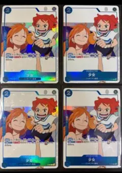 ワンピースマガジン　別冊　ONE PIECE 少女　ナミ　4枚　未使用