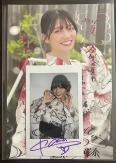 瀬戸環奈 暑中見舞い2026 ポストカード＆直筆サイン入りチェキ セット