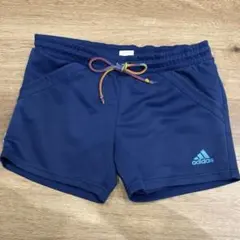 adidas ネイビー ランニングパンツ　短パン　ショートパンツ M