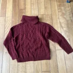 INGNI タートルネックセーター　ワインレッド　M
