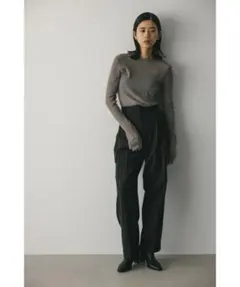 美品　STYLEMIXER　スタイルミキサー　ピンストライプ　カーゴパンツグレー