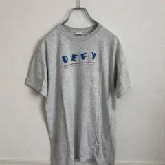JERZEES DEFY ロゴTシャツ USA古着 グレー 半袖 ヴィンテージ