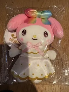 マイメロディ ぬいぐるみマスコット むにゅぐるみ いちご新聞 チャーム