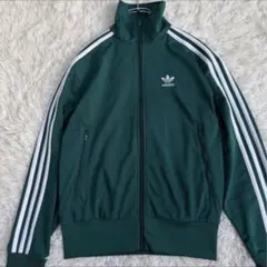 激レア adidas トラックジャケット M ダブルジップ エメラルドグリーン