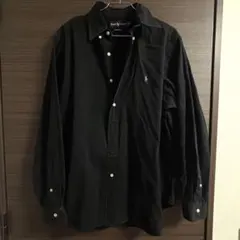 Ralph Lauren 古着 黒シャツ