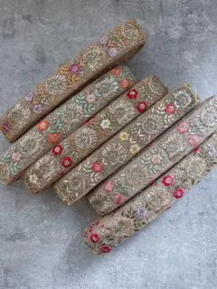 インド刺繍リボン ロール販売