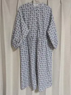 ロングワンピース 半袖