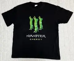 新品！実は猫好きな貴方に。NYANSTER ENERGY Tシャツ　XLサイズ