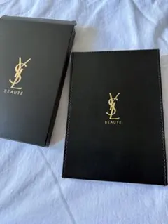 (未使用)イヴ・サンローラン　YSL 折りたたみミラー　ブラック　鏡