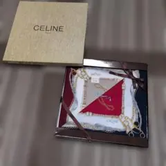 CELINE セリーヌ ハンカチ チェーン柄 　2枚セットのサムネイル