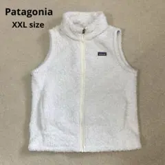 【Patagonia】フリースベスト ホワイト XXL