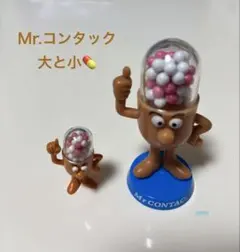 コンタックくん Mr.コンタック フィギュア 2点セット 企業系 当時物