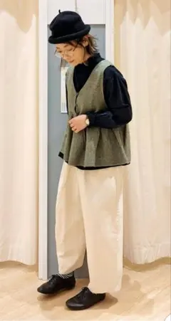 限定値下　sm2 サマンサモスモス　レースラウンド切替ブラウス　ブラック　新品