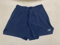 ニューバランス RC ショーツ5インチ(インナー付き)ネイビー