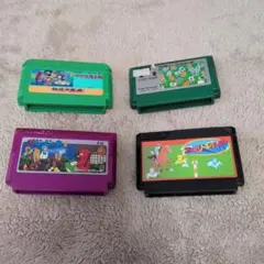 ファミコンソフト4本セット じゃじゃ丸くん/鬼太郎/麻雀/ジョッキー