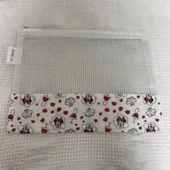 【未使用】ディズニー ミニーマウス メッシュポーチ