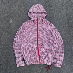 y2k kangol check zip up blouson 00s