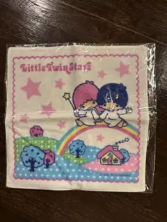 キキララ 東北銀行 リトルツインスター サンリオ ハンカチ レア品