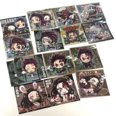 鬼滅の刃 竈門炭治郎 禰豆子 嘴平伊之助 鱗滝左近次 ウエハース シール