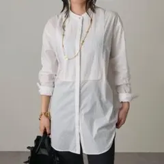 22SS Plage別注アトリエフランセ LOOSEブラウス シワ加工 2way - メルカリ
