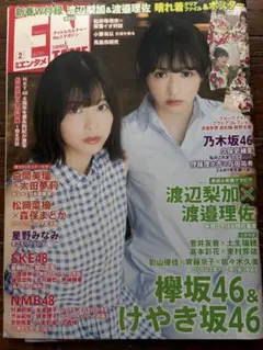 月刊エンタメ　2018年2月号　渡辺梨加、渡邉理佐。