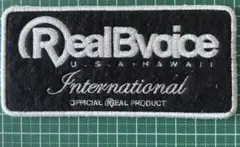 刺繍パッチ Real By Voice & R34 2点セット　ワッペン