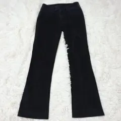 45R ストレッチ デニム パンツ S 黒 日本製 美シルエット カジュアル'のサムネイル