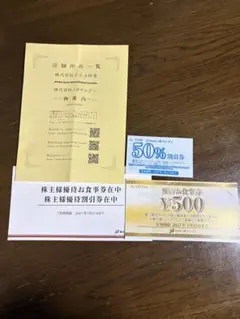 JBイレブン 株主優待お食事券 50%割引券セットのサムネイル