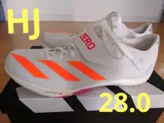 ADIZERO HJ 28.0 走高跳スパイクシューズ ホワイト/オレンジ