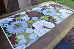イギリスVintage　薔薇モチーフ　裾カットワーク　刺繍間仕切りカーテン180 イギリスVintage 薔薇モチーフ 裾カットワーク刺繍 間仕切りカーテン