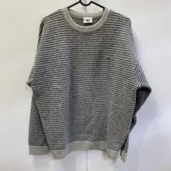 NA112 LACOSTE ラコステ ニット セーター グレー サイズ3