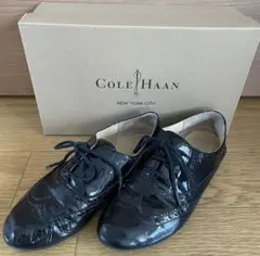 COLE HAAN TOMPKINS OXFORD レザーシューズ ブラック