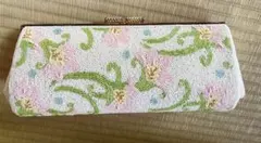 レトロ可愛い　がま口　ビーズ　クラッチバッグ