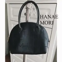 【HANAE MORI】森英恵 ミニトートバッグ＊ブラック