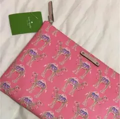 【美品】ラクダ kate spade ポーチのサムネイル
