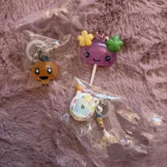 たまごっちめじるしアクセサリー3 まめっち めめっち エンたま　ふらわっち