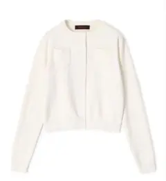 CABaN カーディガン コットンカシミヤ クルーネックカーディガン XS