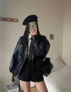 ブラックレザージャケット 新品未使用