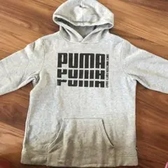 PUMA グレー パーカー 160サイズ
