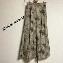AZUL by moussy アズールロングスカートタイダイ柄S