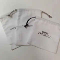 DIOR 巾着 ポーチ 3点セット
