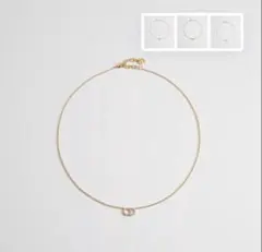 Dior CD ロゴ ネックレス ゴールド