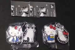 夜は猫といっしょ×サンリオキャラクター ラバーマスコット　2個セットのサムネイル