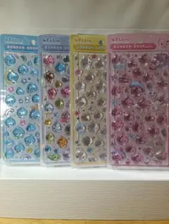 正規品☆しずくちゃん　ボンボンドロップシール　大　コンプリート