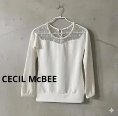 CECI McBEE ホワイト長袖トップス　M