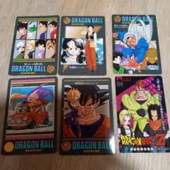 ドラゴンボール トレーディングカード 6枚セット