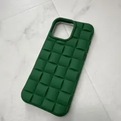 ほぼ未使用　グリーン 16promax シリコンソフトケース　iPhoneケース