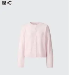 UNIQLO :C カシミヤカーディガンピンク Sサイズのサムネイル