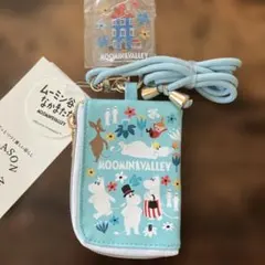 MOOMINポーチ付きスマホショルダー、ムーミン谷の仲間たちのサムネイル