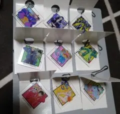 ワンピース アクリルキーホルダー 9個セット ダイソー